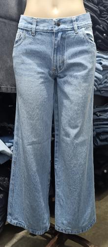 Pantalón Jeans Wid Leg Rigido