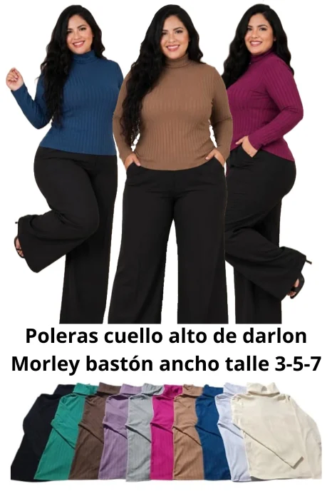 Polera de Cuello Alto de Darlon Talle 3-5-7