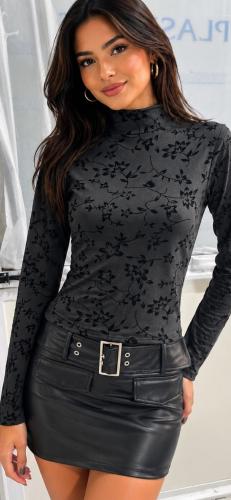 Media Polera Flores