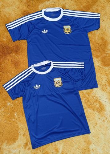 Remeras Afa Scaloni Azul Francia