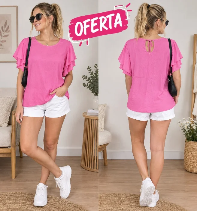 Camisa con Lino