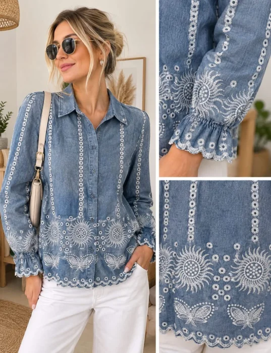 Camisaco de Jeans