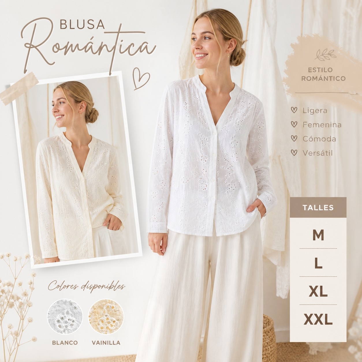 Camisa Broderi - Imagen 1