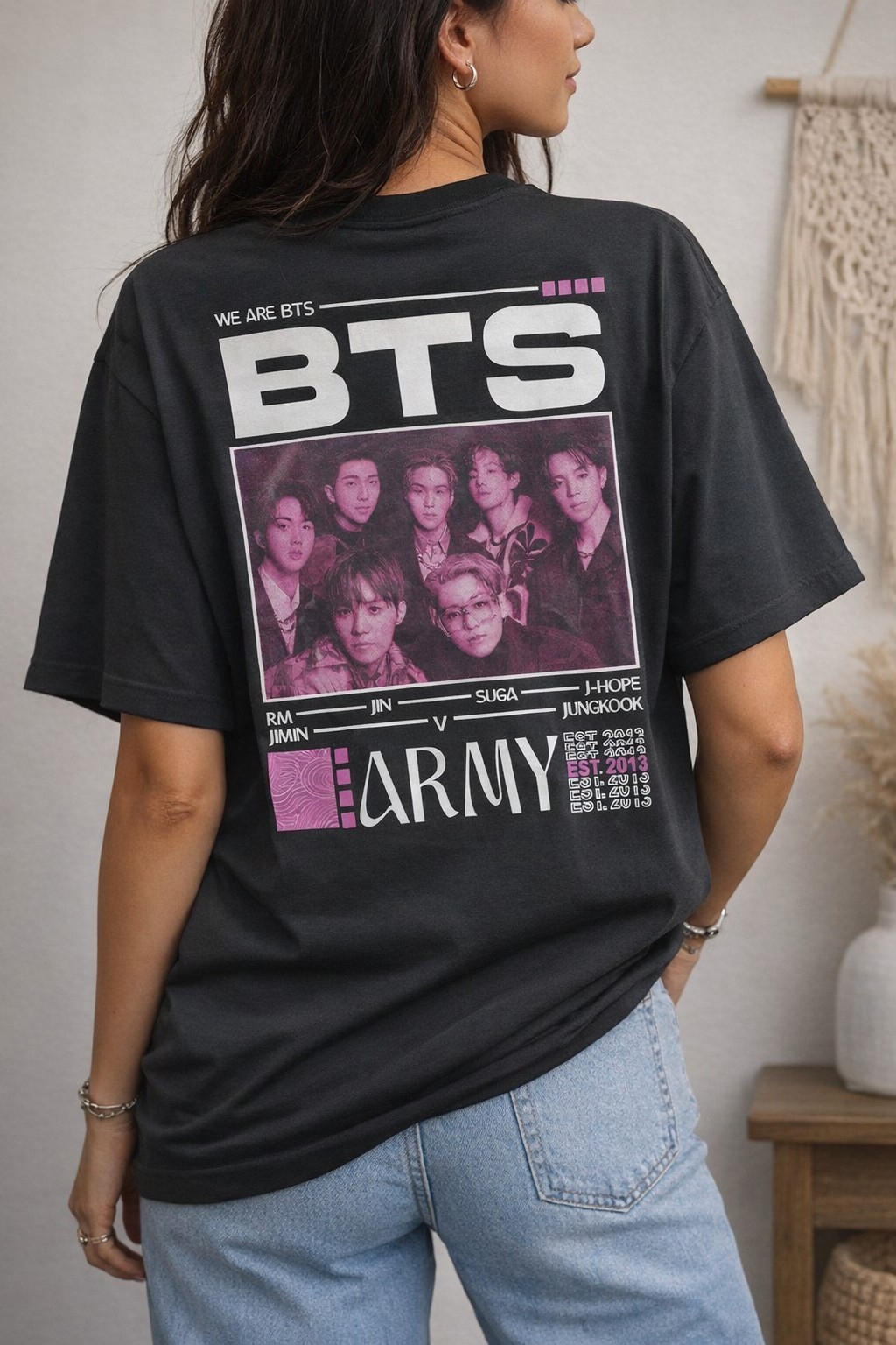 Remeras Oversize   Bts - Imagen 2
