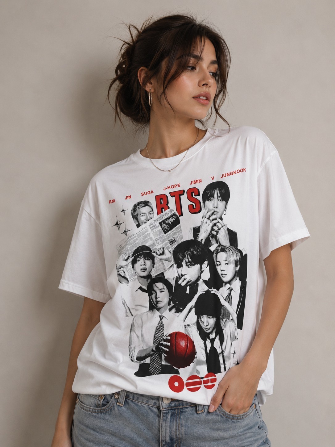 Remeras Oversize   Bts - Imagen 5