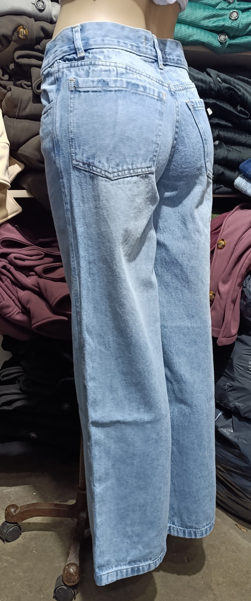 Jeans Wid Leg Rigido - Imagen 2