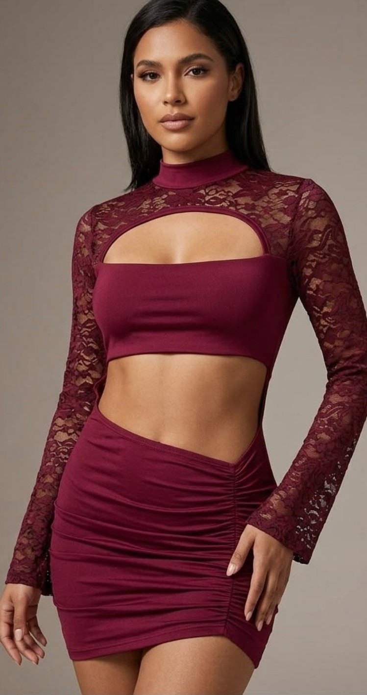 Vestidos Encaje Liso - Imagen 1