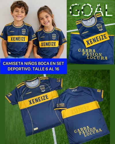 Camisetas de Boca Juveniles