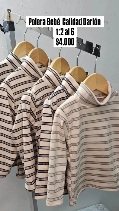 Polera Darlón Rayado Bebé