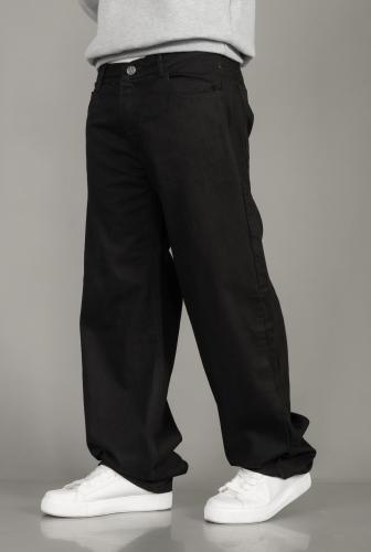Pantalón Baggy Liso Negro Jeans