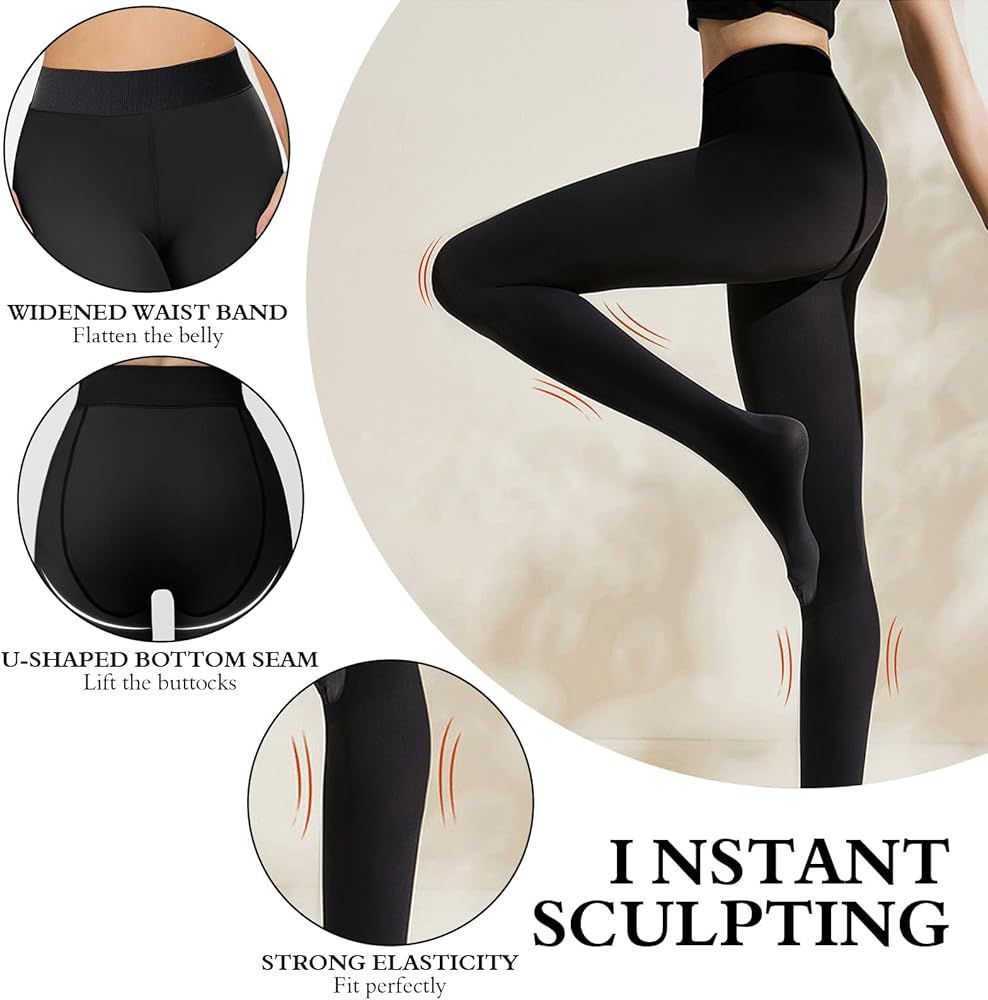 Medias Panty de Piel Negro - Imagen 3