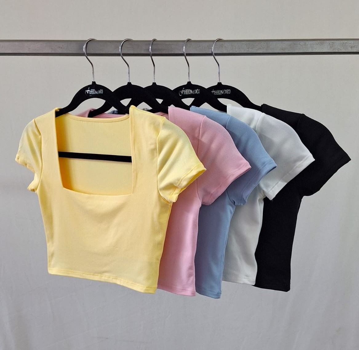 Remera Top Cuello Cuadrado Modal Soft - Imagen 2