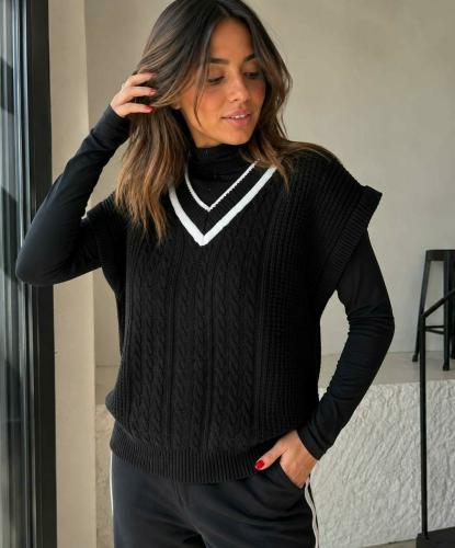 Chaleco Universitario Oversize