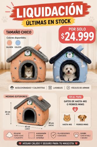 Promo Casita Tamaño Chico por Menor Últimas!!!