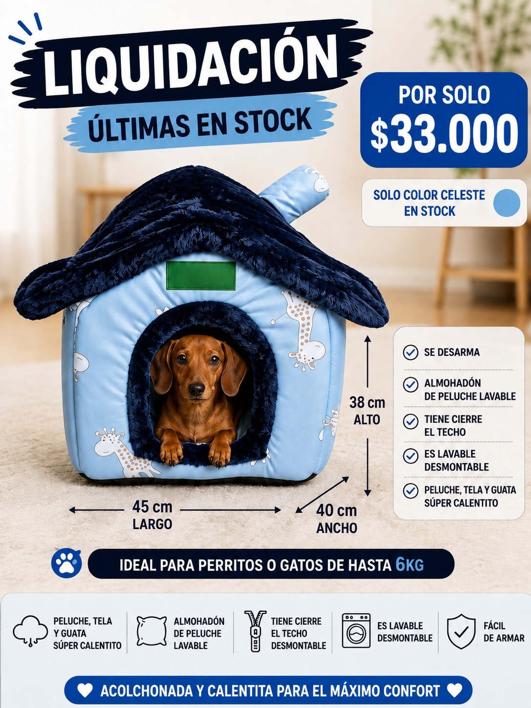 Promo Casita Tamaño Chico por Menor Últimas!!! - Imagen 2