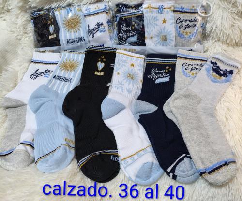 Medias Argentinas Mujer Floyd Toalladas