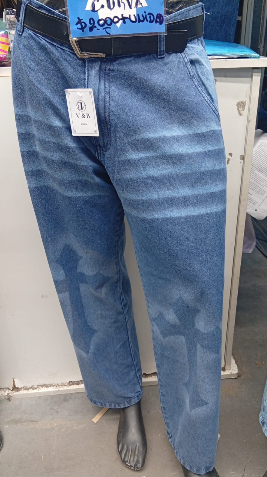 Jean Baggy Diseño Grafitti Dama Unisex Pantalón Denim Dibujo Hombre Ancho 2000's - Imagen 6