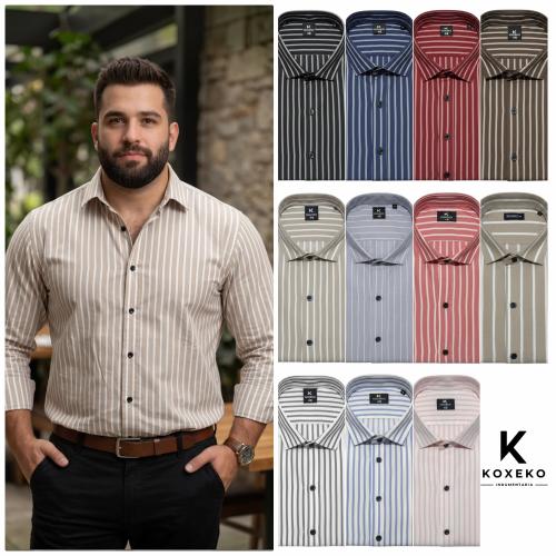 Camisa a Raya Tallas Especiales