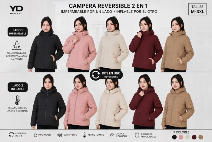 Camperas Reversibles