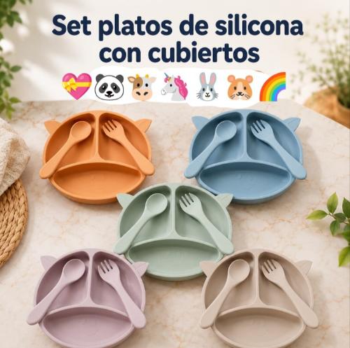 Set de Platos de Ciliconas