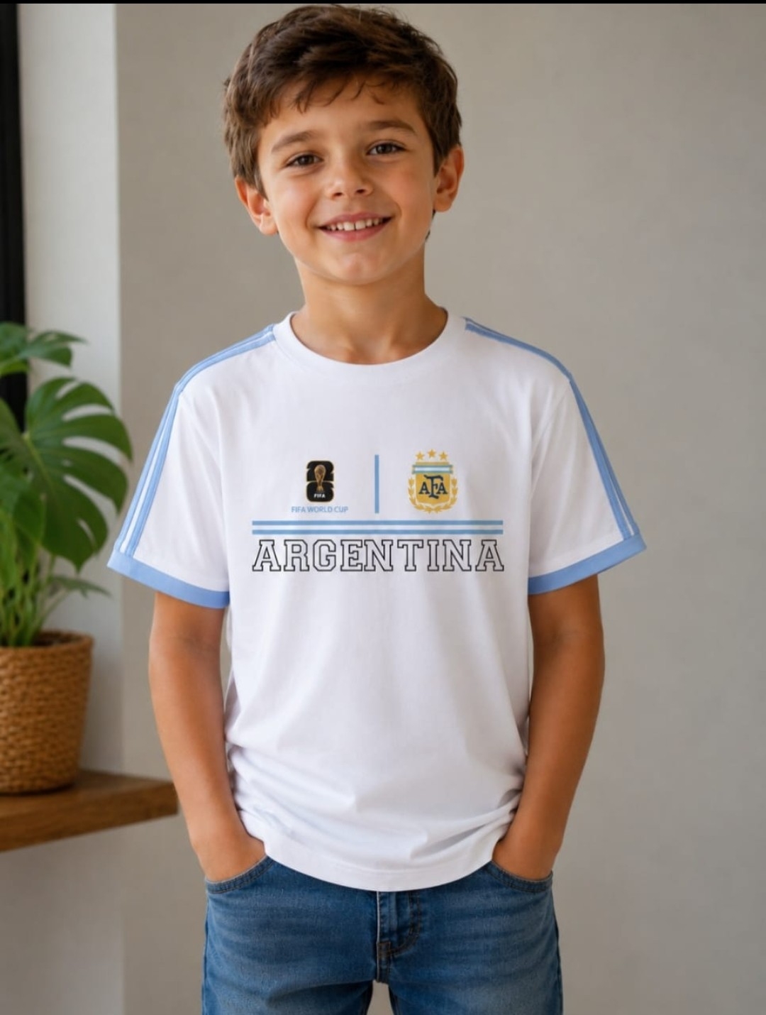Remera de Nene Argentina Messi - Imagen 1