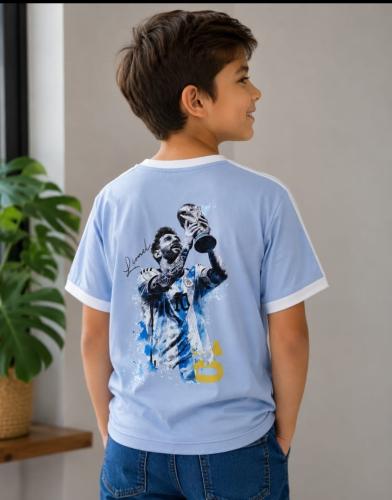 Remera de Nene Argentina Messi - Miniatura 4