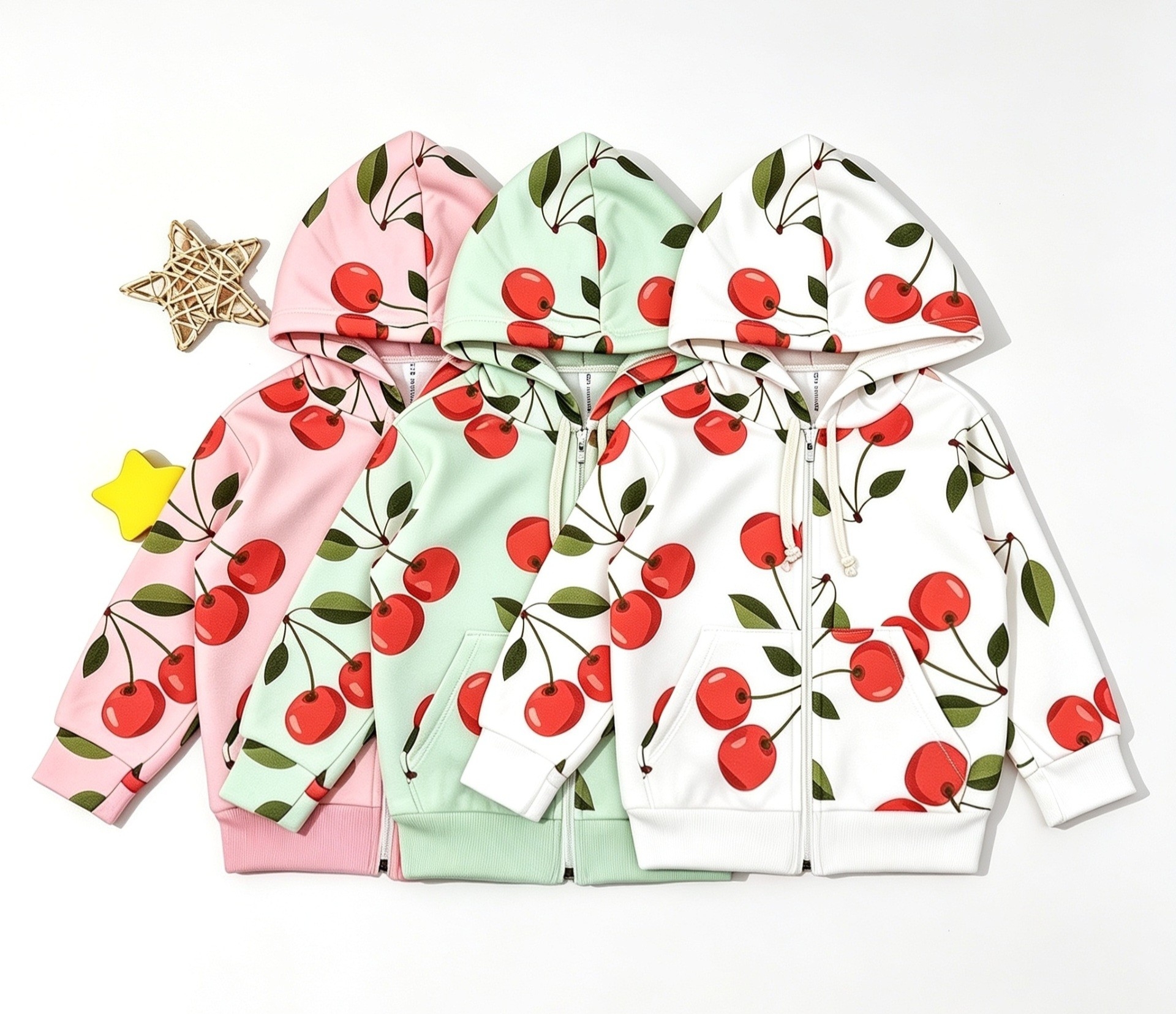 Campera Estampada Nena Friza Peinado Premium - Imagen 1