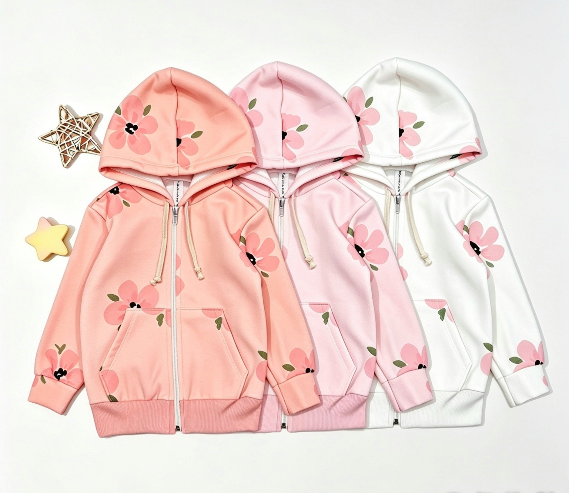 Campera Estampada Nena Friza Peinado Premium - Imagen 2