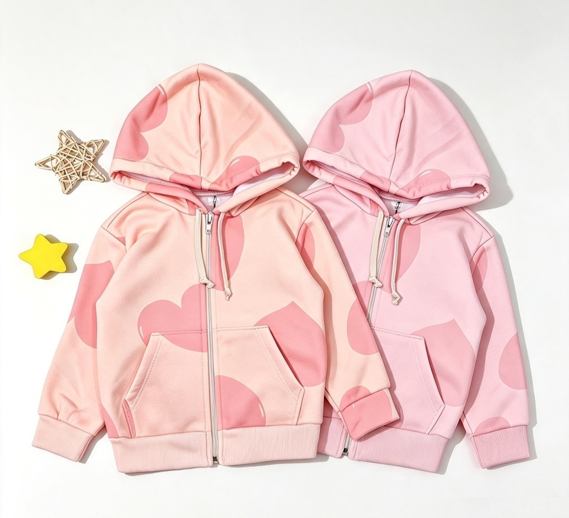 Campera Estampada Nena Friza Peinado Premium - Imagen 5