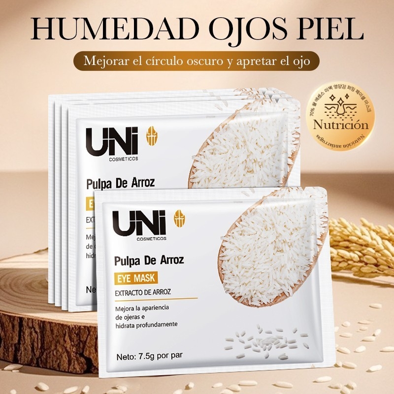 Parches para Ojeras de Pulpa de Arroz - Imagen 2