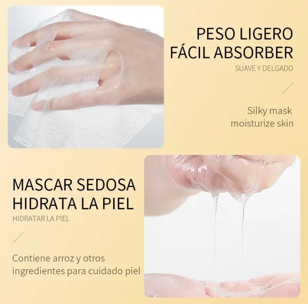 Mascarilla Facial de Pulpa de Arroz - Imagen 2