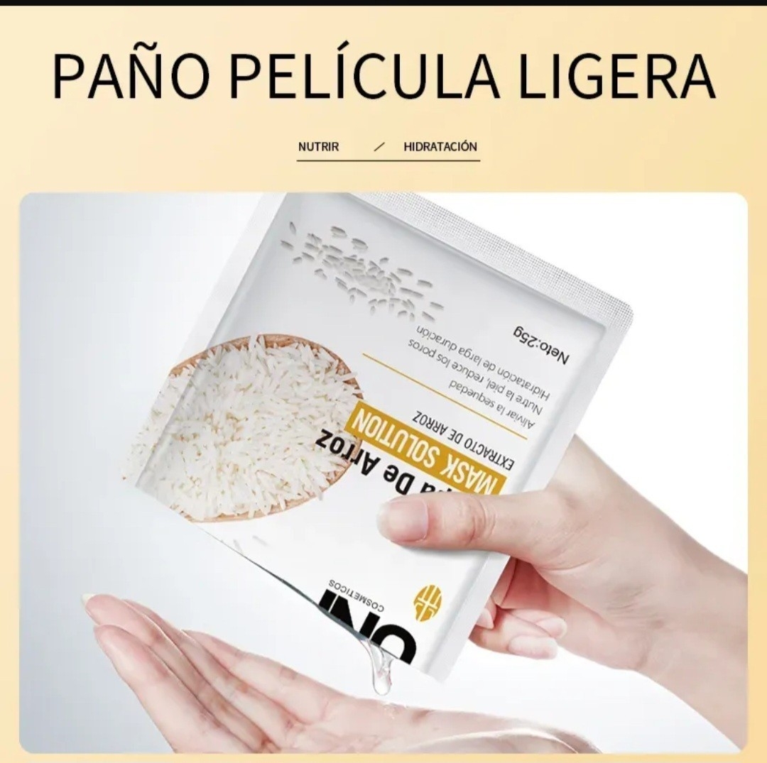 Mascarilla Facial de Pulpa de Arroz - Imagen 3