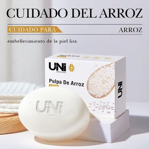 Jabon de Arroz para Rostro y Cuerpo Limpieza Profunda