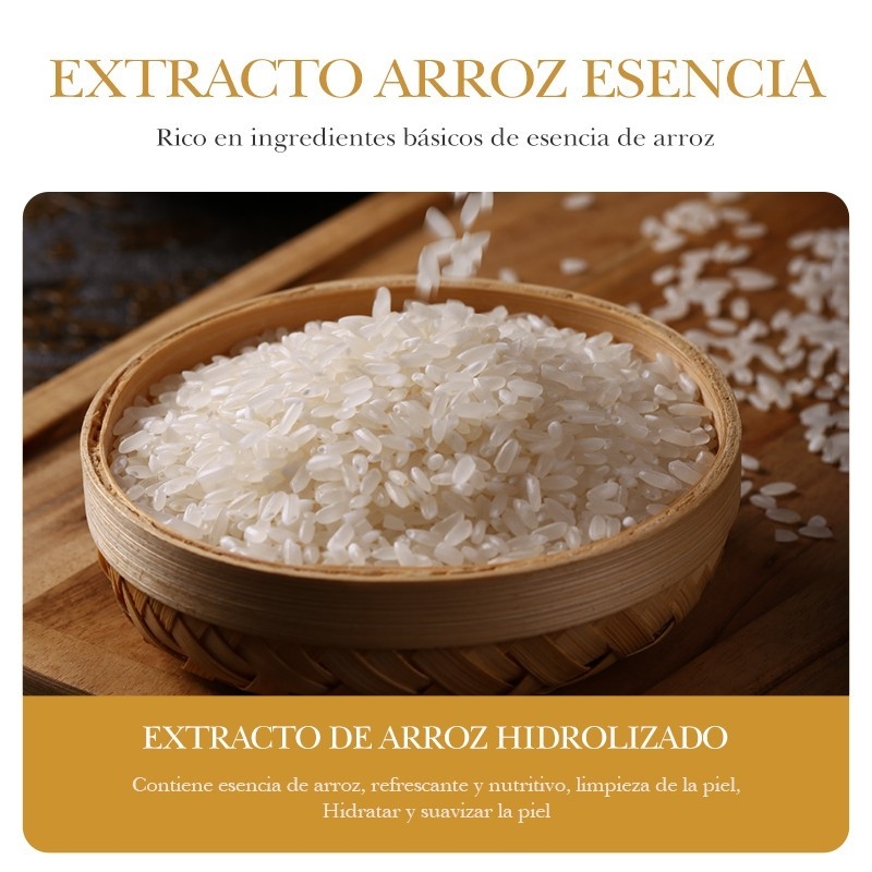 Jabon de Arroz para Rostro y Cuerpo Limpieza Profunda - Imagen 4