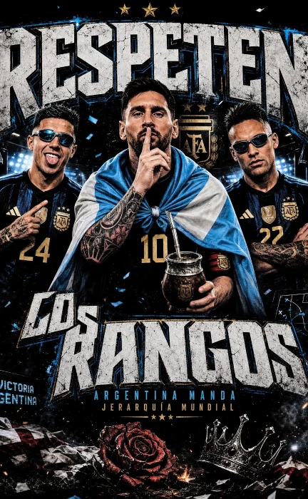 Remeras Argentina Messi Mundial 2026 Algodon Peinado