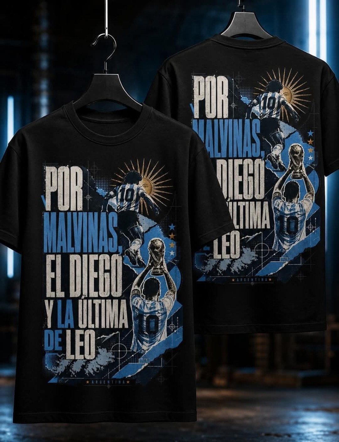 Remeras Argentina Messi Mundial 2026 Algodon Peinado - Imagen 3