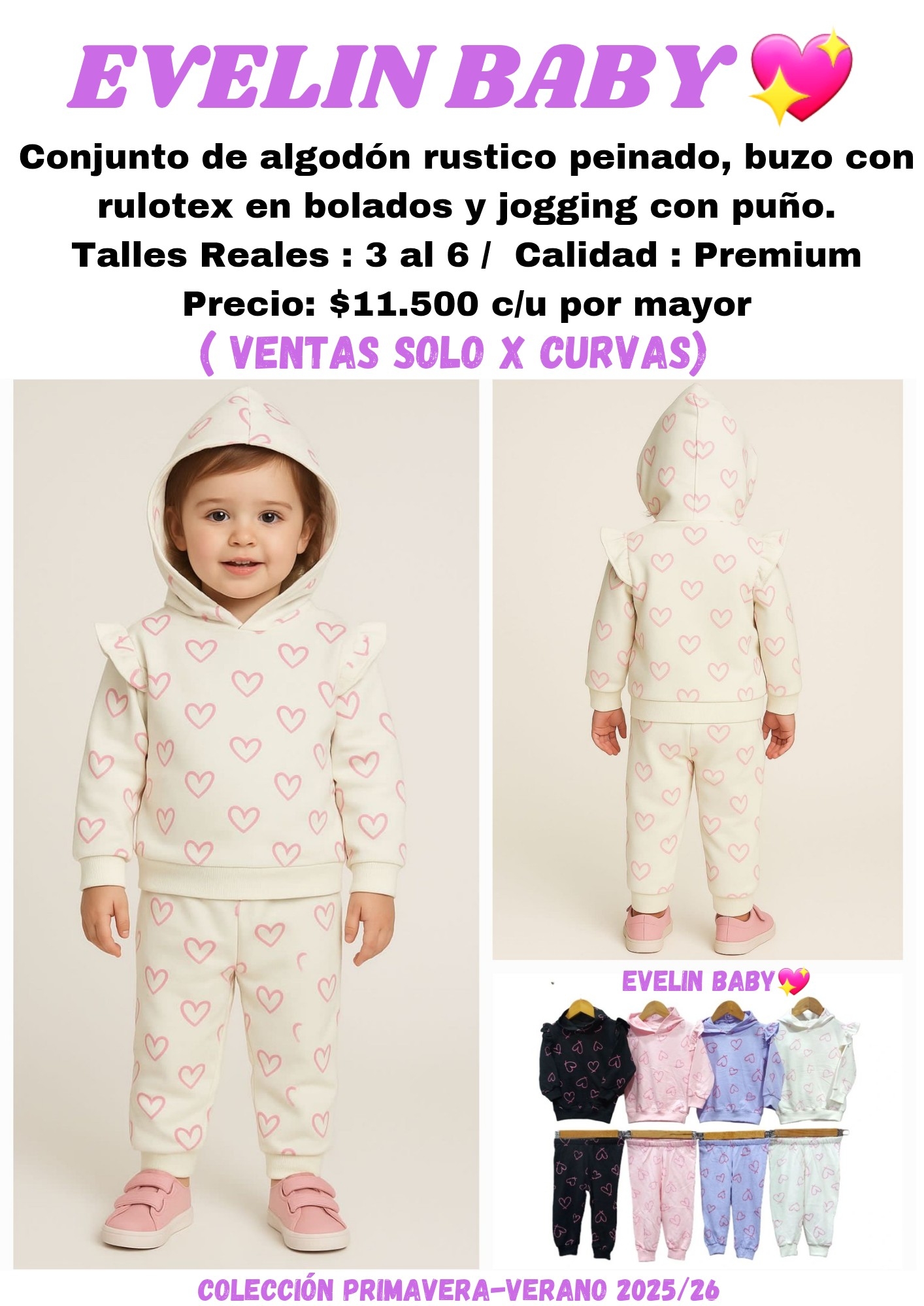 Conjunto Corazones - Imagen 1