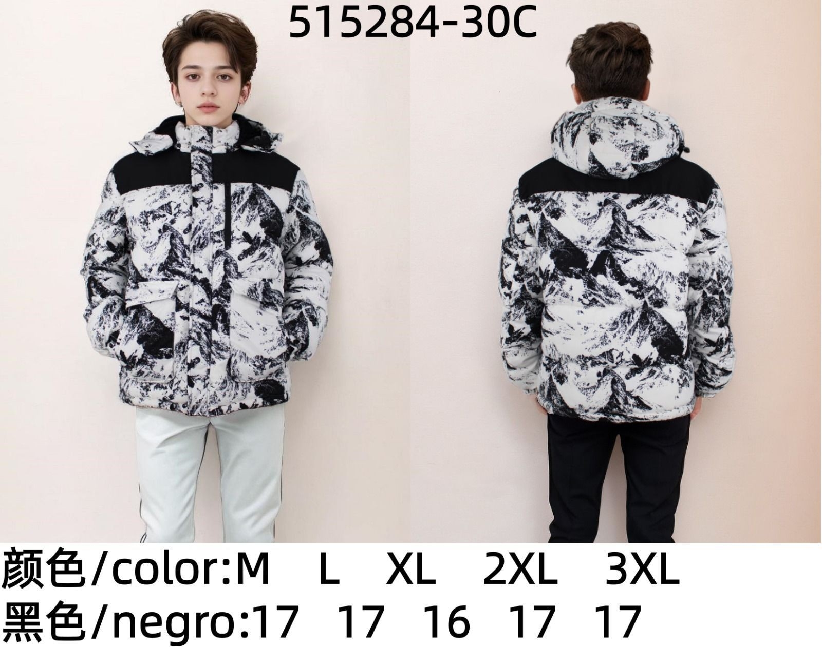 Campera Nieve con Piel - Imagen 2