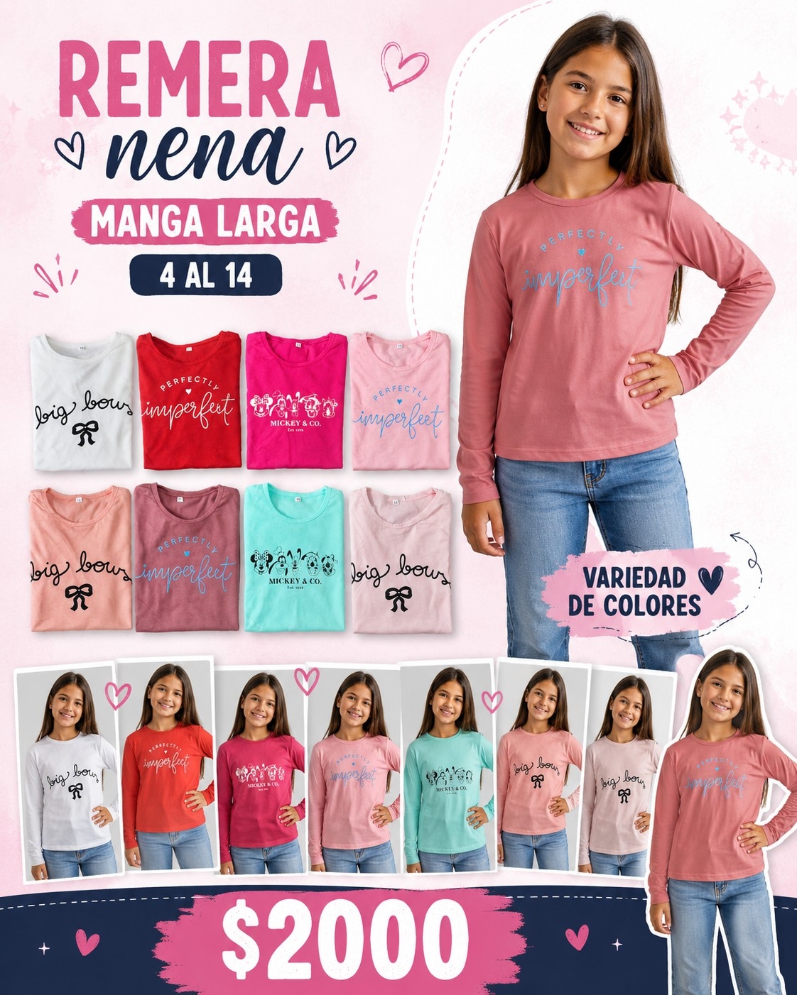 Remera Nena Manga Larga - Imagen 4