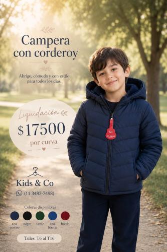 Campera con Corderoy