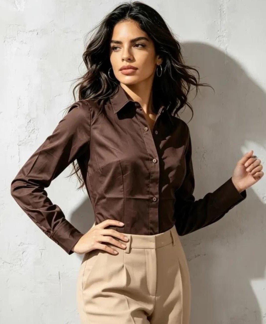Camisa Entallada Elastizada - Imagen 2