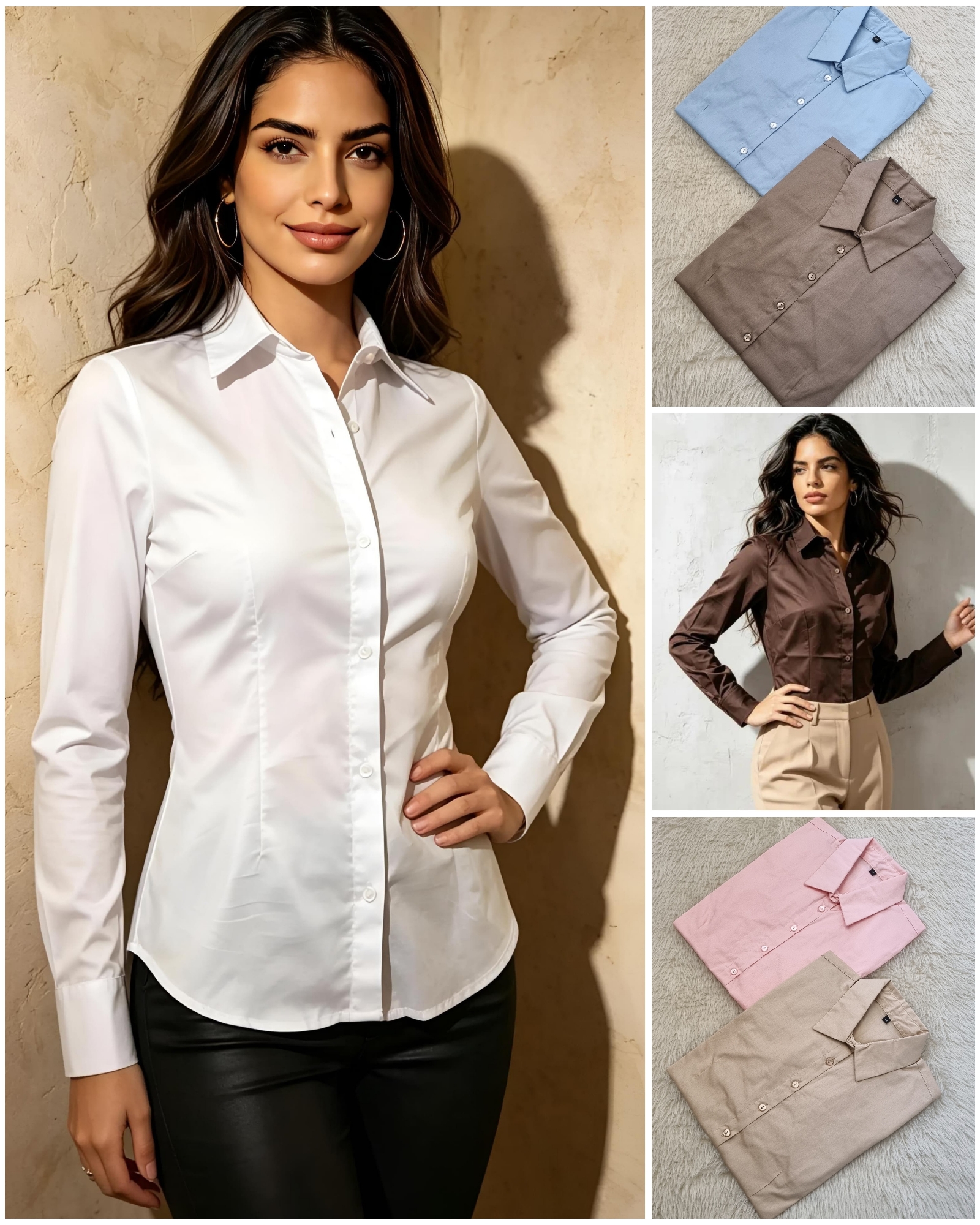 Camisa Entallada Elastizada - Imagen 3