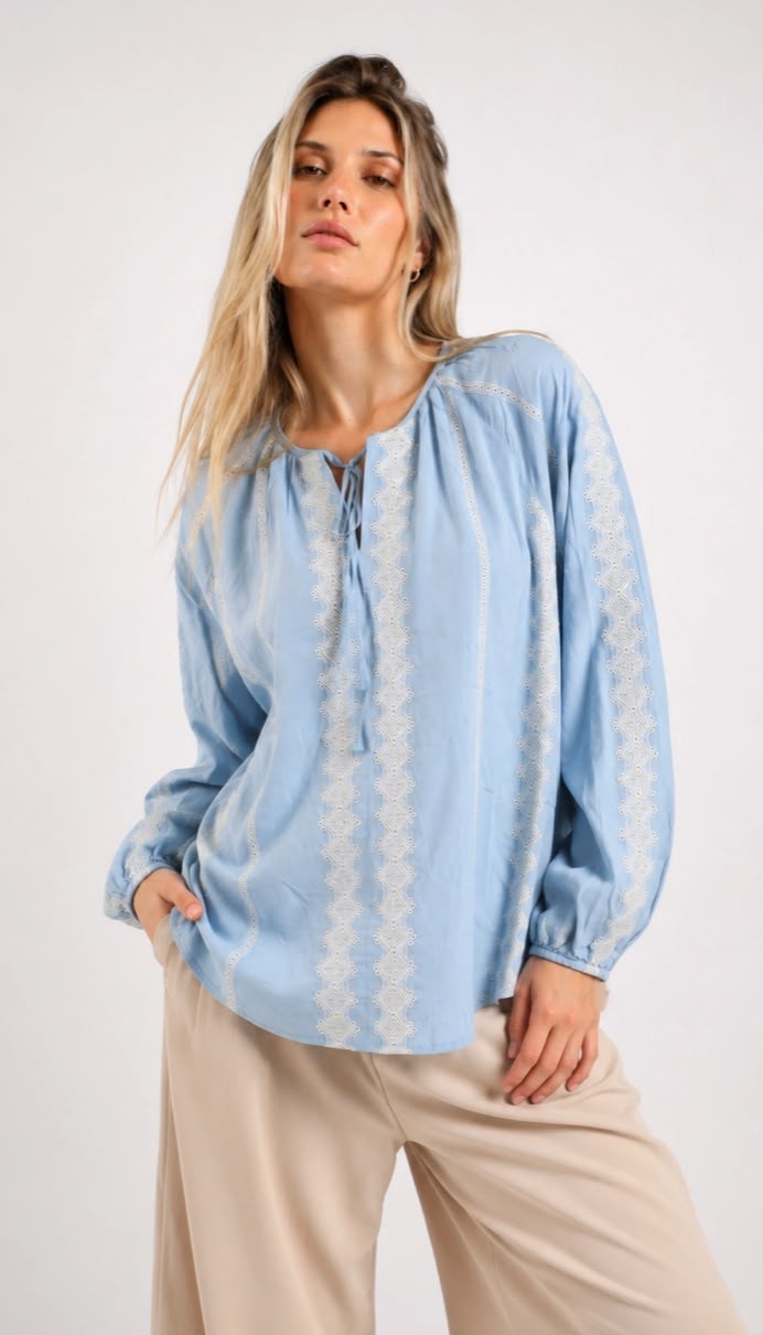 Camisola Bordada Importado - Imagen 2