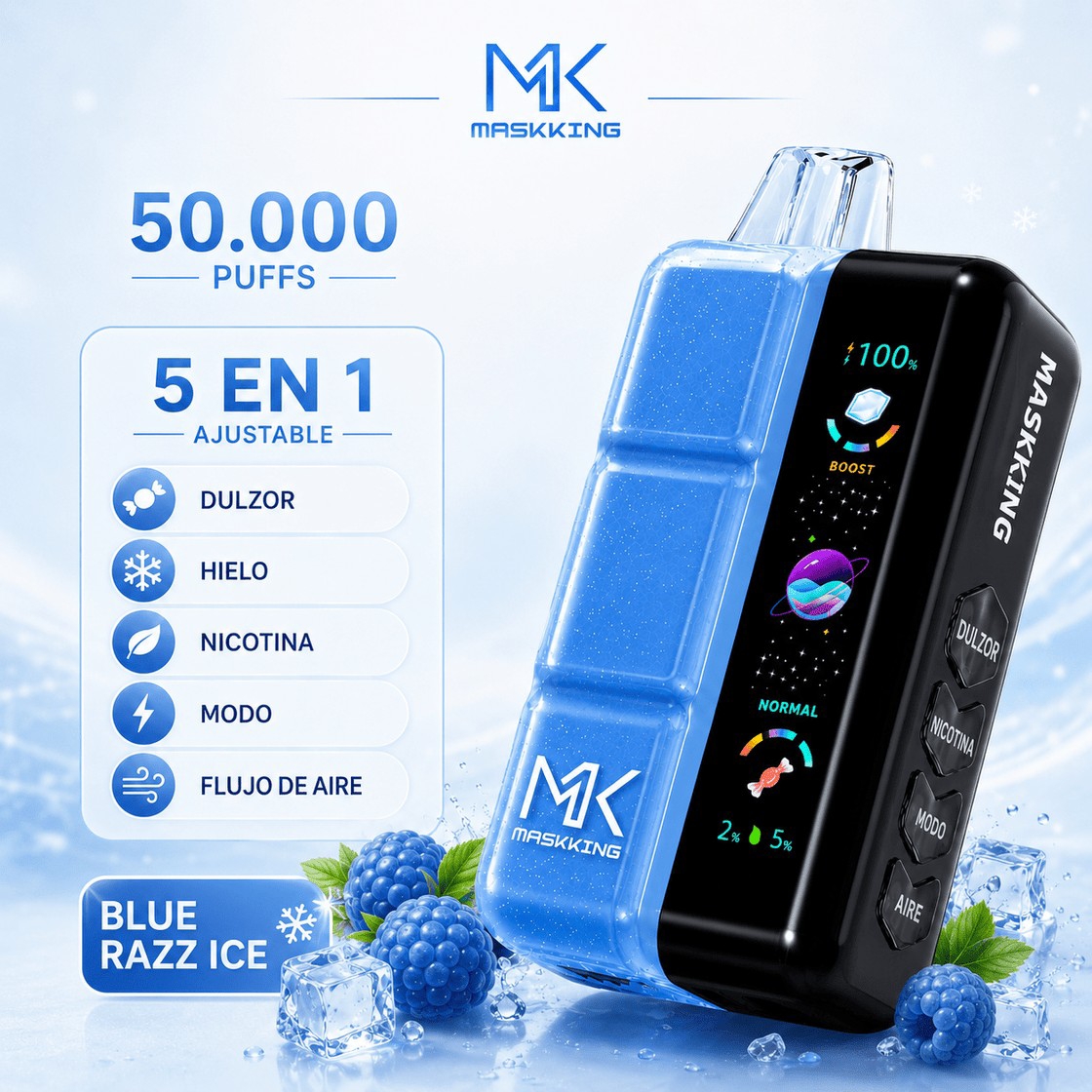 Vaper Maskking 50.000 Puffs - Imagen 3