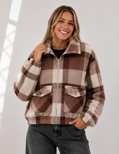 Campera Cuadrille de Polar C/ Corderito