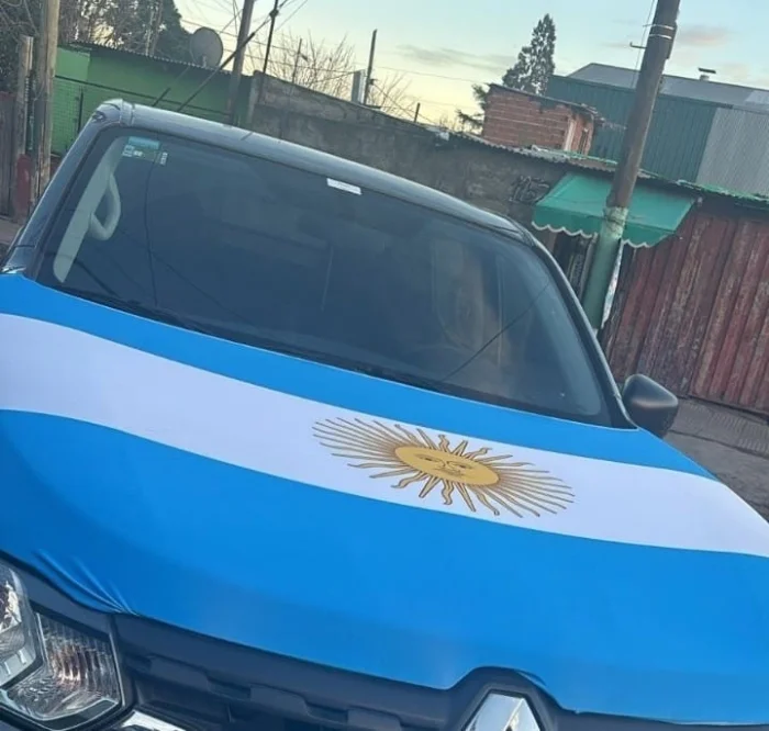 Bandera Argentina Capot