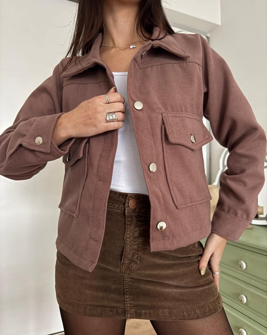 Camisaco Paño Crop - Imagen 3