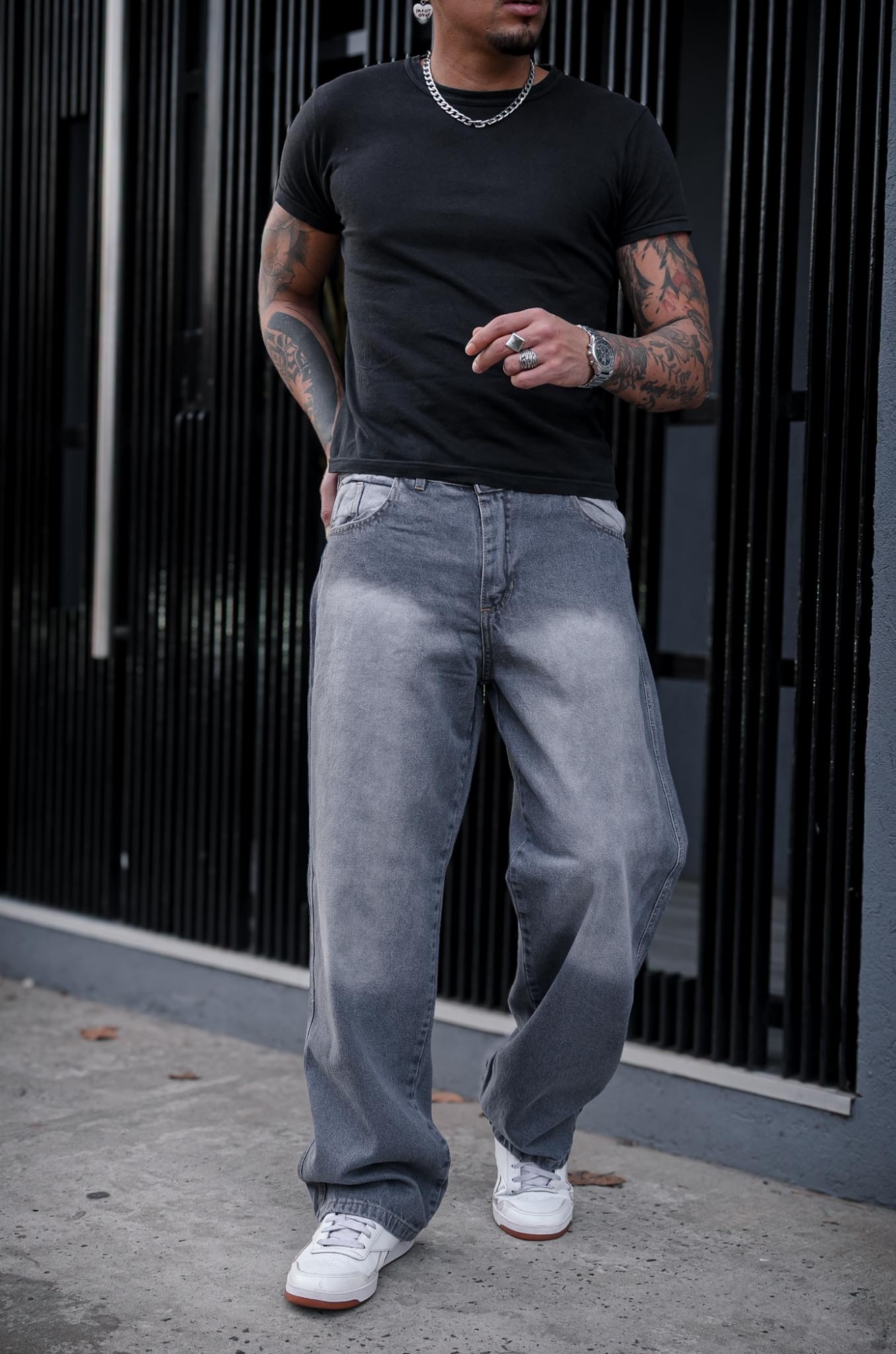 Baggy Gris Claro - Imagen 3
