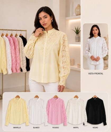 Camisa Cuello Mao