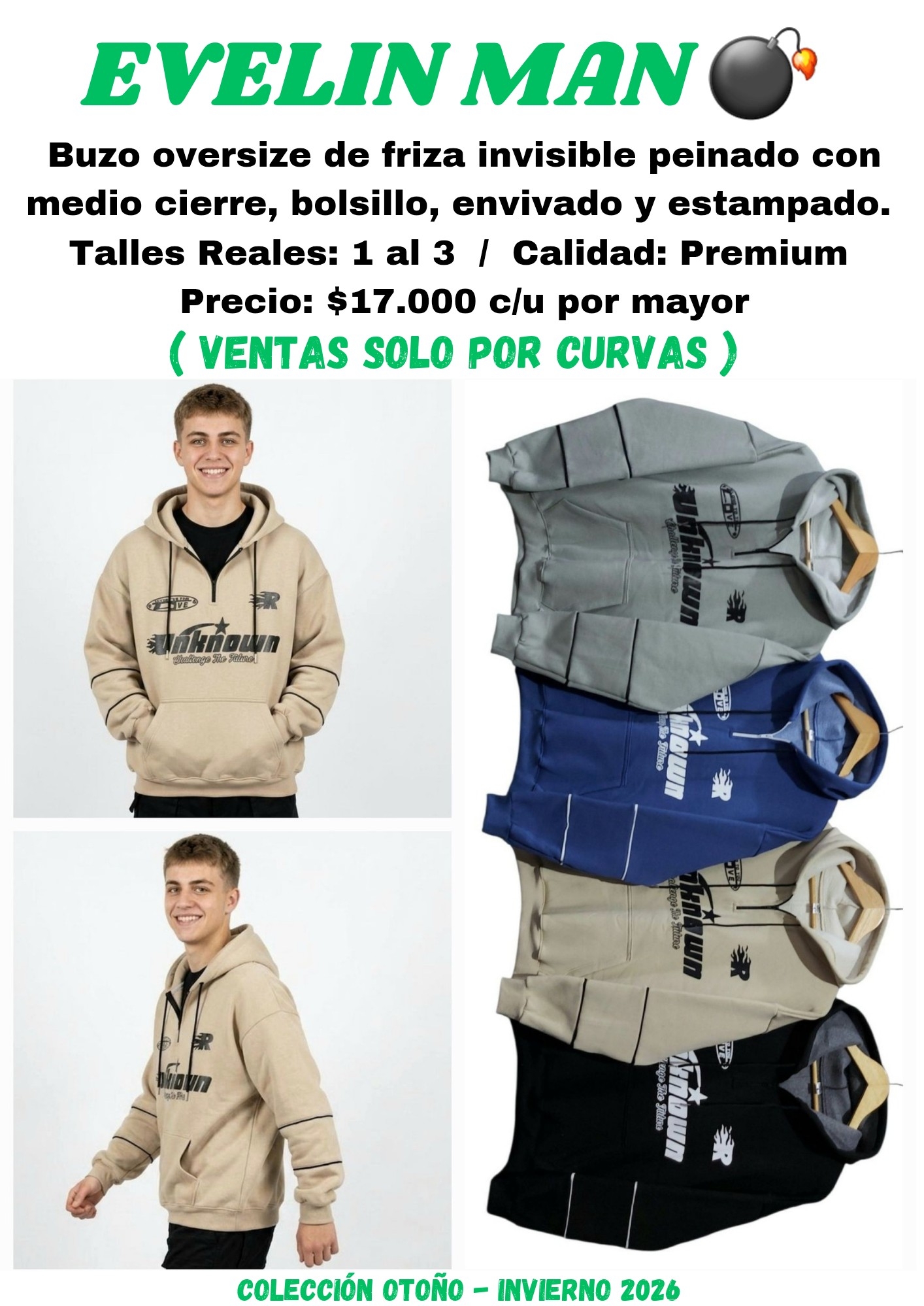 Buzo Oversize Unknown - Imagen 1